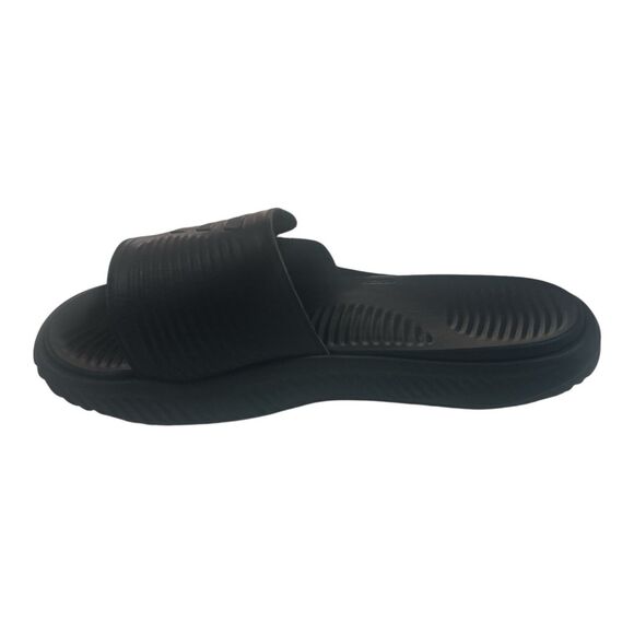 Adidas Alpha Bounce 2 Slides Men’s Size 12 Black Sandals Slip On Athletic